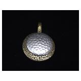 Premier Designs Gold/Silver Medallion 2"