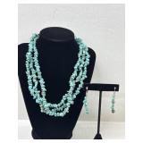 Premier Designs FIJI Faux Turquoise Chip Cluster