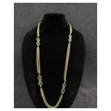 Long Gold Tone Chain