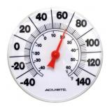 AcuRite Analog Outdoor White Thermometer 00354SBL