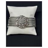VTG Premier Designs Rhinestone Flower Chunky