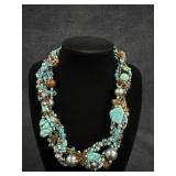 Turquoise Beaded Necklace