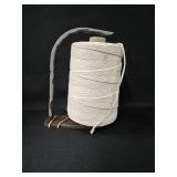 Spool of Cotton String on Metal Base