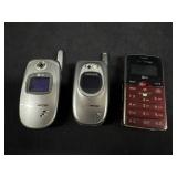 (3) Vintage Verizon Phones