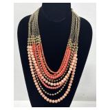 Stella & Dot Palomino Necklace with Dyed Jade