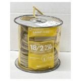 NEW Southwire 250 ft 18/2 Clear Gold Stranded