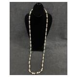 Long Faux Pearl Necklace