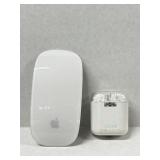 Apple Mouse & Onn Wireless Earphones
