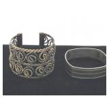 (2) Cuff Bracelets