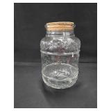 11" Vintage Style Glass Jar w/Cork Lid