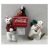 VTG Coca Cola Christmas Ornaments