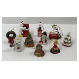 Mini Vintage Coca Cola Christmas Figure Ornaments