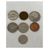 1970,1975,1980,1993,1998 Canada Coins