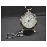 Pottery Barn Stop Watch Style Clock on Stand &