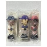 New 3 Mini Figurine Bobblehead Post Cereal Sealed