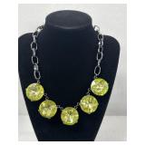 Express Chunky Crystals Necklace 8.5"
