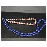 (2) Beaded Necklaces & (2) Bracelets