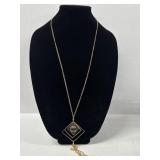 Tassel Fringe Long Necklace 20"