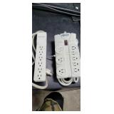 Two power strip serge protectors 1 is a