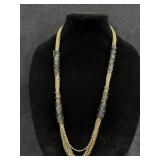Gold Tone Strand Necklace