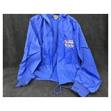 Sz L Lined Hooded Windbreaker