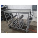Order Picking Cart with Handbrake