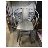 (4) Jackson Metal Tub Chairs