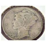 1924 Mercury Dime