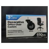 OFFICE CHAIR SWIVEL WHEELS