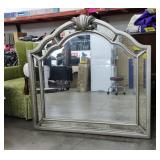 Silver Framed Vanity Style Mirror 47in x 44in