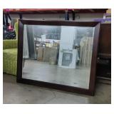 Wooden Rectangular Mirror