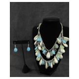 (2) Vclm Stranded Necklace & Earring