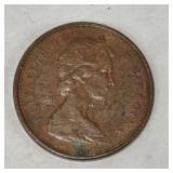1977 Canada 1 Cent Coin Elizabeth 11