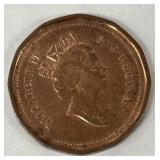 Rare 1993 One Cent Canada Coin