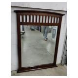 Brown Rectangular Mirror slight