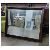 Wooden Rectangular Mirror