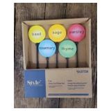 Style Selections, 5Pcs Herb Pot Stake Set
