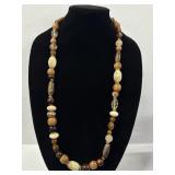 Amber Chunky Beaded 18" Necklace