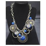 Vintage Premier Designs Cluster Dangle Necklace Co