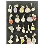 20 Pretty Necklace Pendants 3 Have Markings