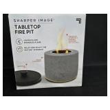 NIB Sharper Image Tabletop Fire Pit