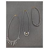 Vintage Hematite Necklaces
