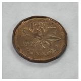 1993 One Cent Canada Coin