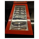 Nice Glass Case w/8 Prs Glasses