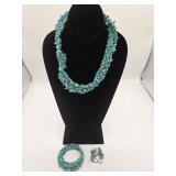 Premier Designs Turquoise Necklace, Bracelet &