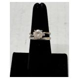 2 Silver Rings Size 7
