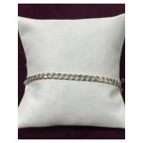 8ï¿½ 925 Silver Curb Link Bracelet