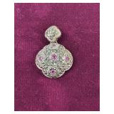 Signed NF .925 Sterling Silver w/ Marcasite &