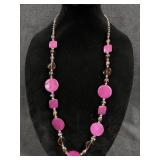 Beaded Purple Necklace