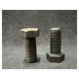 (2) 5/8-11x3 Silicon Bronze Hex Cap Screws